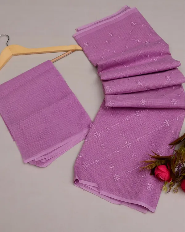 Pankhudi_Kota_Doria_Dreamy_Purple_Saree_Embroidered