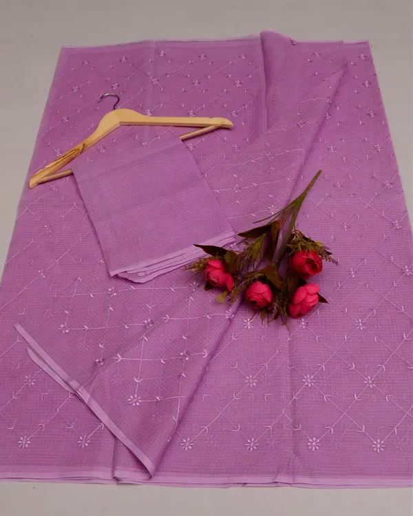 Pankhudi_Kota_Doria_Dreamy_Purple_Saree_Embroidered