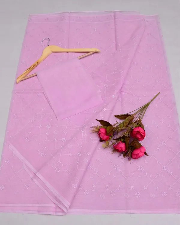 Pankhudi_Kota_Doria_Rosy_Pink_Saree_Embroidered