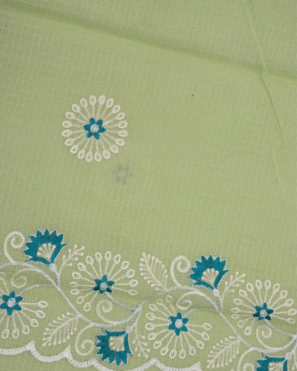 Kashidakari_Embroidered_Kota_Doria_Light_Green_Saree