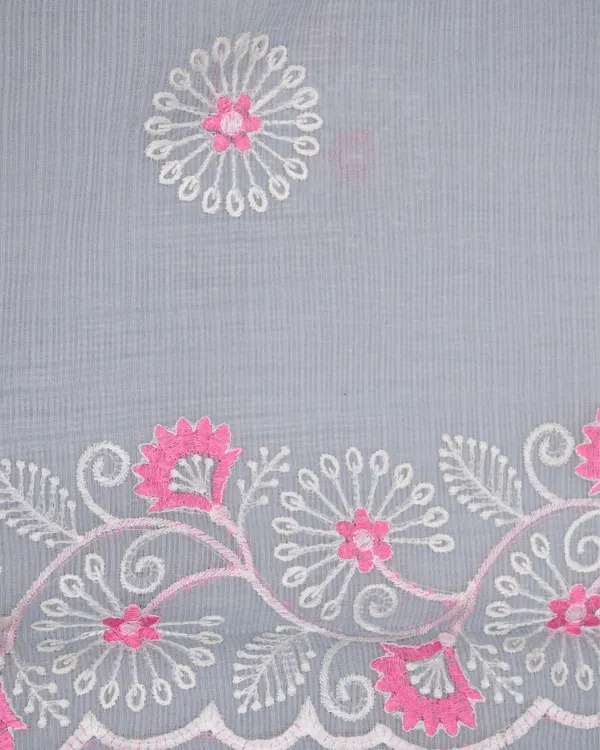 Kashidakari_Embroidered_Kota_Doria_Cool_Gray_Saree