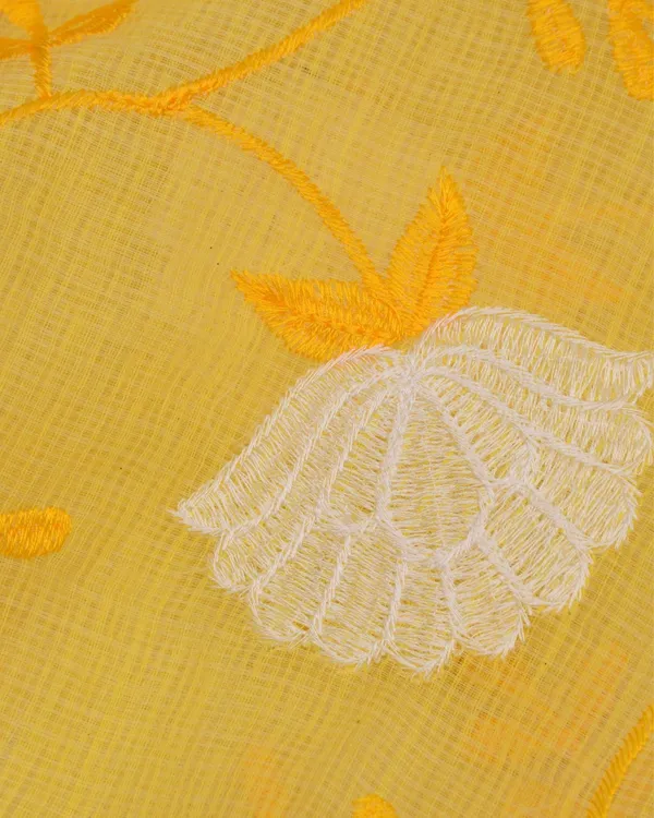 Pankhudi_Embroidered_Kota_Doria_Bright_Yellow_Saree