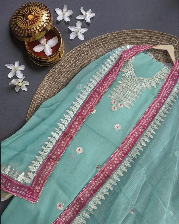 Glimmering_Kota_Doria_Gota_Patti_Soft_Green_Suit