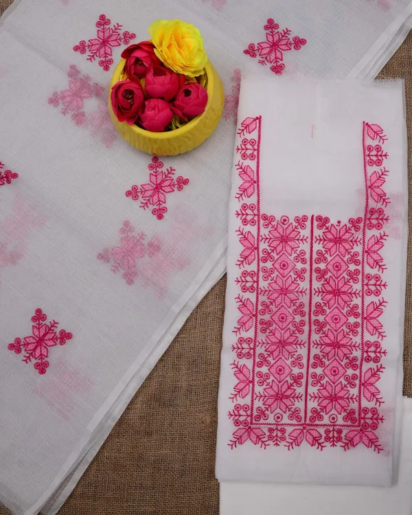 Kashidakari_Kota_Doria_Embroidered_Chalky_White_Suit