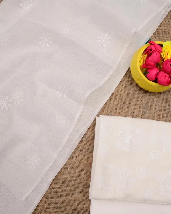 Kashidakari_Kota_Doria_Soft_White_Embroidered_Suit