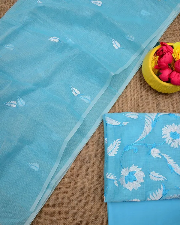 Kashidakari_Kota_Doria_Embroidered_Calm_Blue_Suit