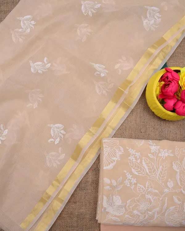 Kashidakari_Kota_Doria_Embroidered_Light_Brown_Suit