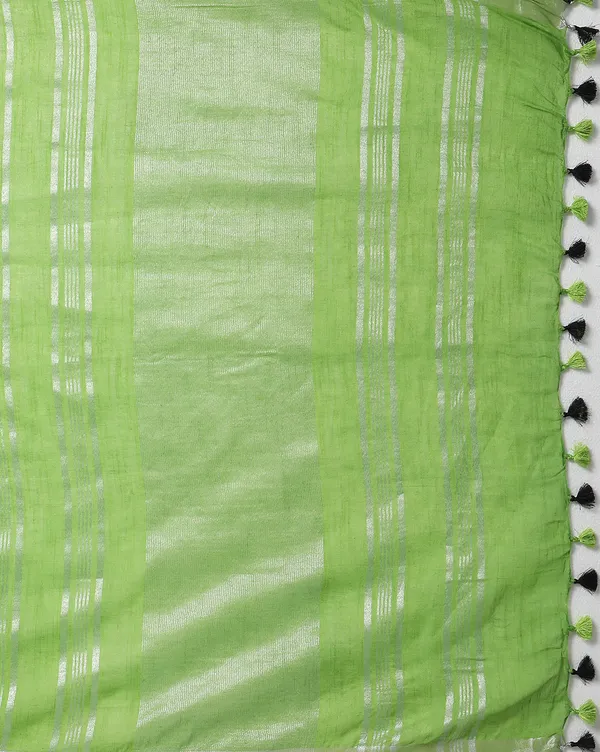 Graceful_Handwoven_Pure_Linen_Pastel_Green_Saree
