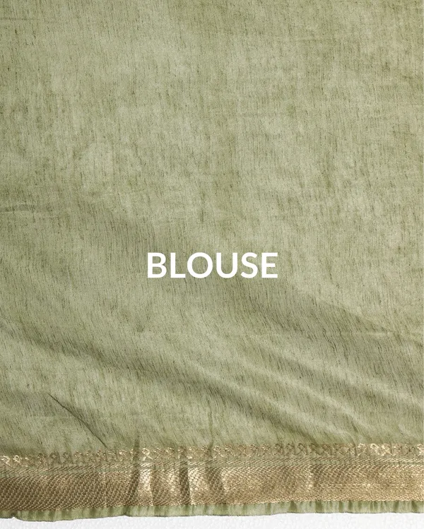 Ethereal_Silk_Linen_Embroidered_Olive_Green_Saree