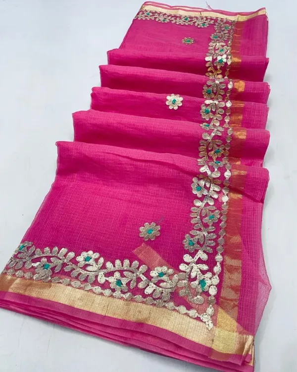 Gilded_Grace_Kota_Cotton_Gota_Patti_Pink_Saree