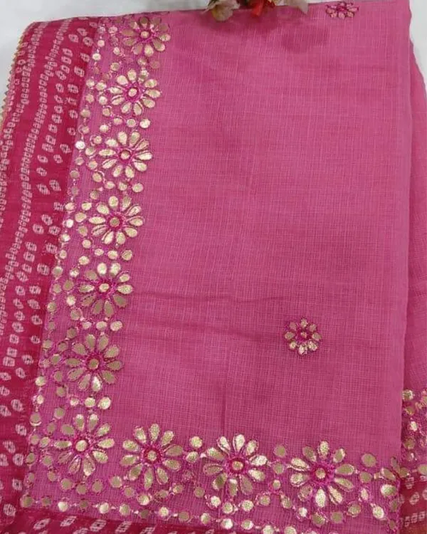 Gilded_Grace_Kota_Cotton_Gota_Patti_Saree_Pink