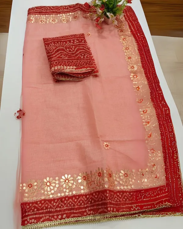Gilded_Grace_Kota_Cotton_Gota_Patti_Saree_Light_Peach