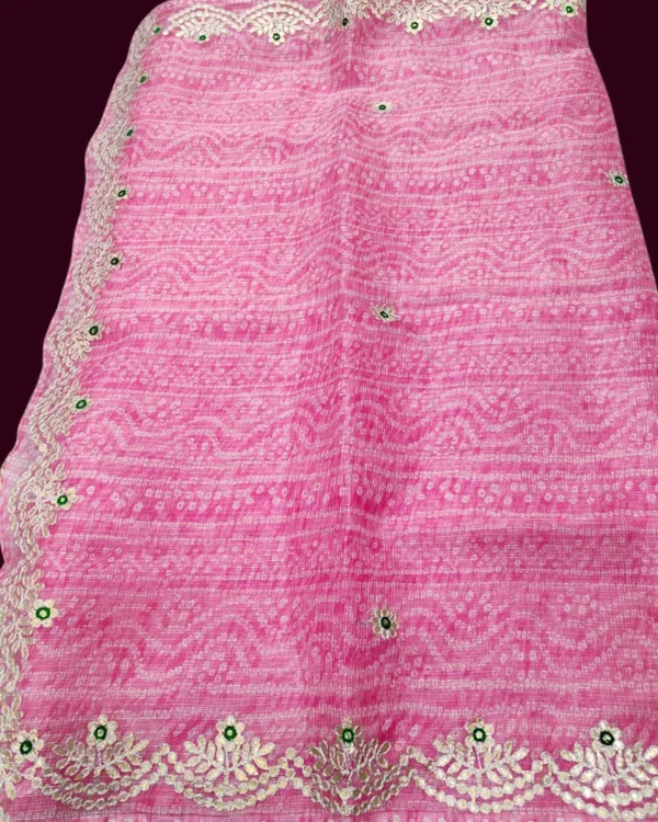 Tye_&_Drape_Kota_Doria_Bandhej_Print_Light_Pink_Saree