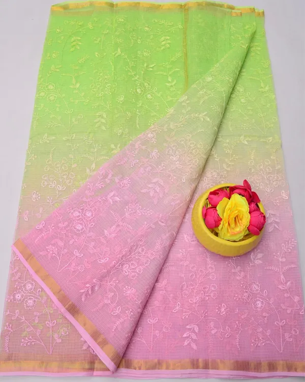 Delicate_Pure_Cotton_Kota_Doria_Multicolor_Saree
