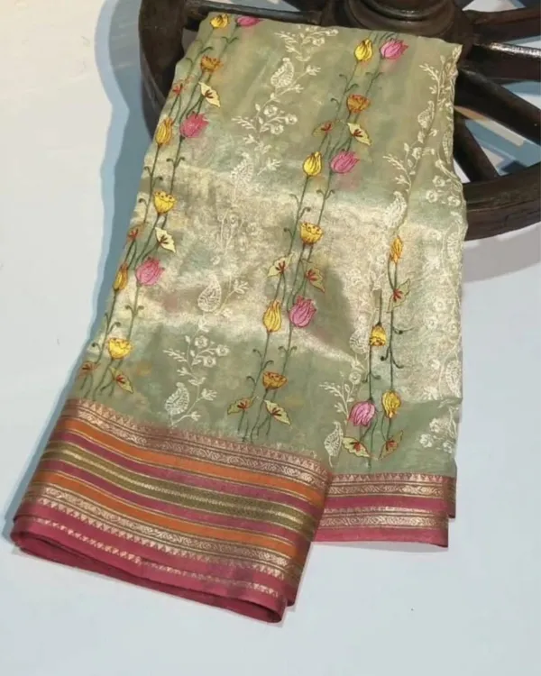 Rang_Aur_Noor_Beige_Banarasi_Tissue_Silk_Saree