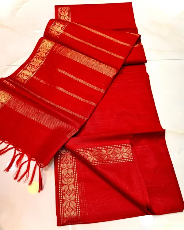Noor_Kota_Silk_Dark_Red_Weaving_Border_Saree