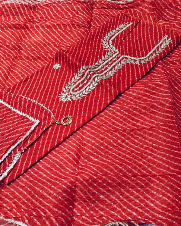 Pankhudi_Gota_Patti_Kota_Cotton_Silk_Dark_Red_Suit