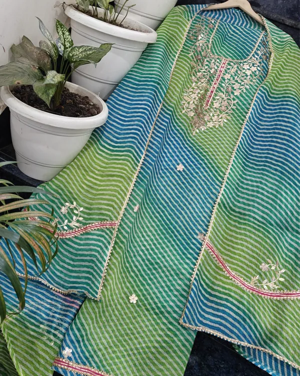 Pankhudi_Gota_Patti_Kota_Cotton_Silk_Green_Suit