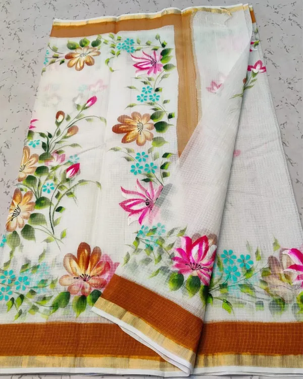 Qalamon_Ke_Nishan_Kota_Cotton_White_Saree