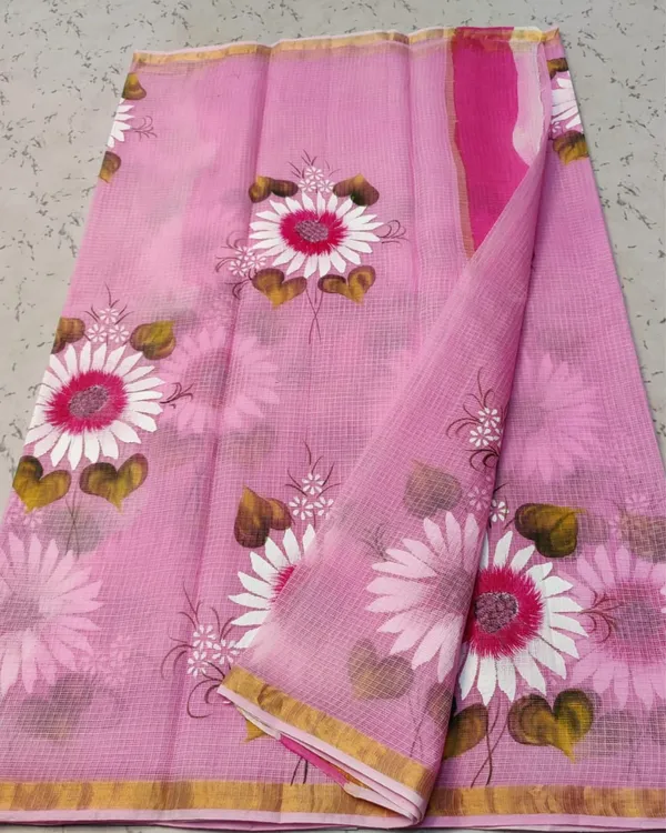 Qalamon_Ke_Nishan_Kota_Cotton_Rosy_Pink_Saree