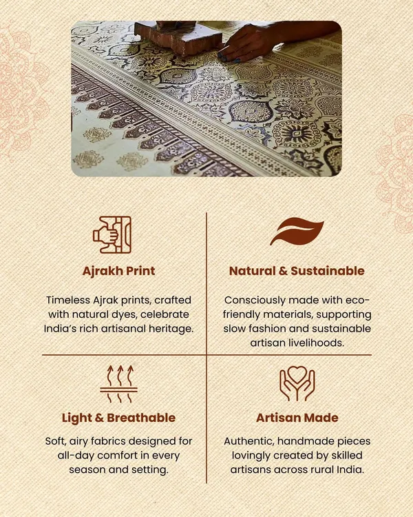 Lehrayein_Chanderi_Silk_Ruby_Red_Ajrakh_Printed_Saree
