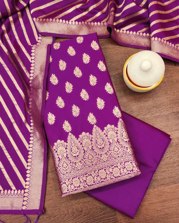 Noor-e-Banaras_Lichi_Silk_Purple_Suit_Brocade_Weaving