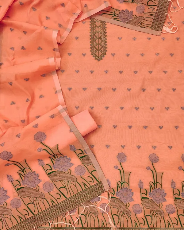 Noor-e-Banaras_Thread_Work_Cotton_Suit_Peach