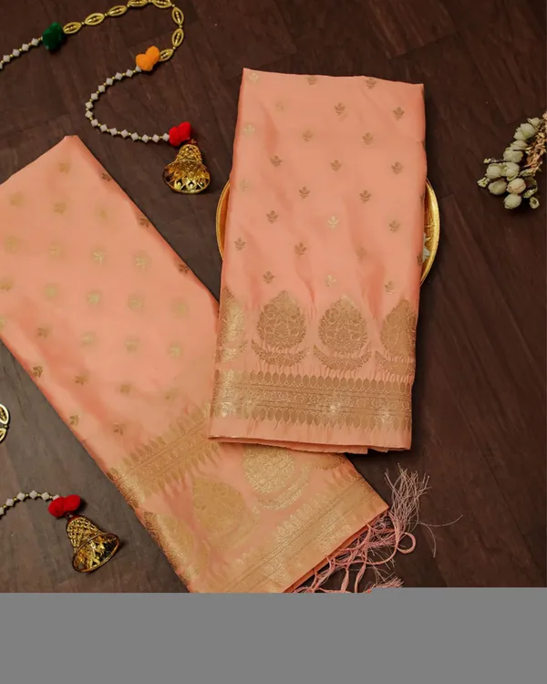 Noor-e-Banaras_Lichi_Silk_Brocade_Weaving_Peach_Suit