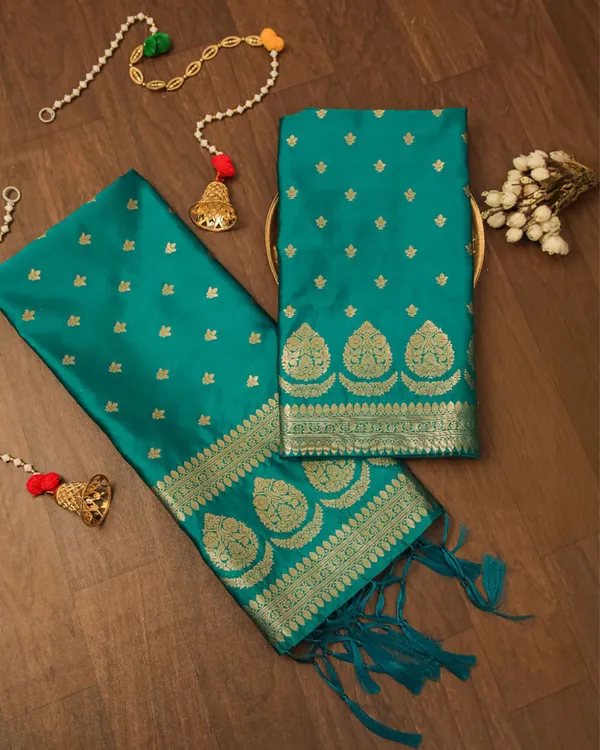 Noor-e-Banaras_Lichi_Silk_Brocade_Weaving_Teal_Blue_Suit