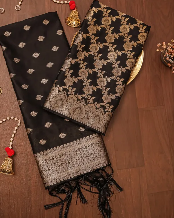Noor-e-Banaras_Lichi_Silk_Black_Brocade_Weaving_Suit