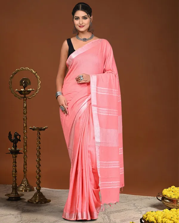 Noor-e-Linen_Hand_Dyed_Blush_Pink_Saree
