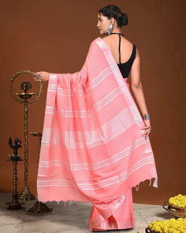 Noor-e-Linen_Hand_Dyed_Blush_Pink_Saree