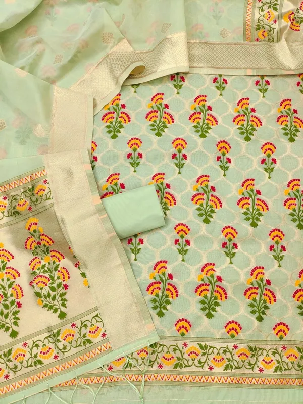Noor-e-Banaras_Cotton_Suit_Light_Green