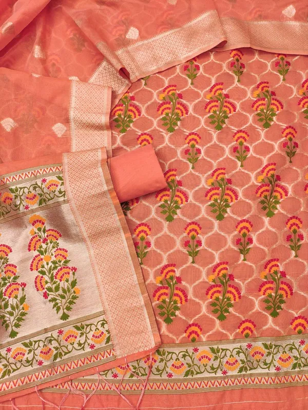 Noor-e-Banaras_Cotton_Suit_Dark_Peach