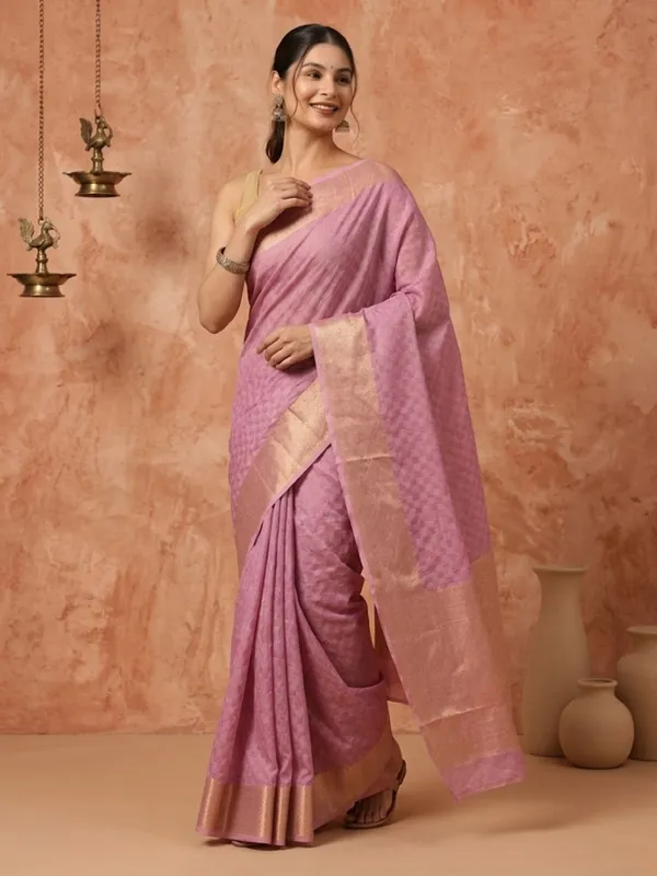 Rangsaaz_Hand_Dyed_Dupion_Silk_Saree_Purple
