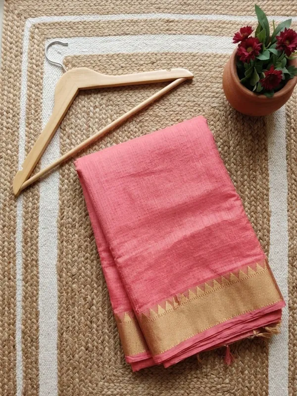 Rangriti_Hand_Dyed_Kota_Silk_Saree_Pink