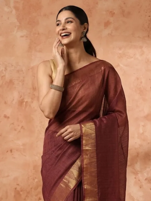 Rangriti_Hand_Dyed_Kota_Silk_Saree_Brown