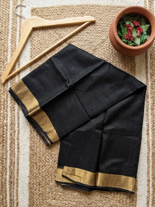 Rangriti_Hand_Dyed_Kota_Silk_Saree_Black