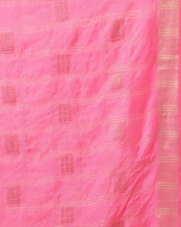 Gilded_Hue_Kota_Silk_Zari_Stripe_Saree_Pink