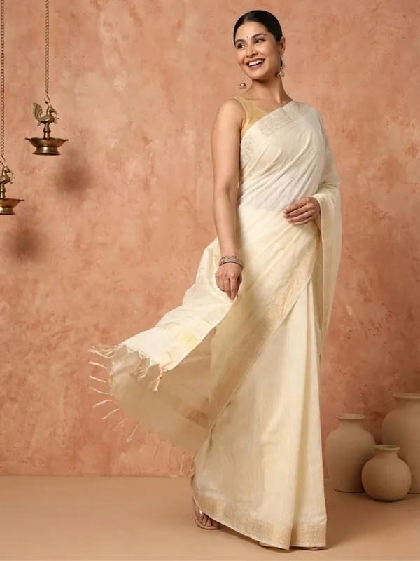 Rang_Sutra_Handdyed_Kota_Silk_Zari_Striped_Saree_Off_White