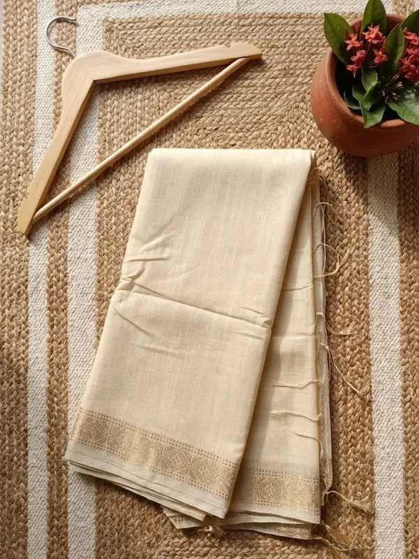 Rang_Sutra_Handdyed_Kota_Silk_Zari_Striped_Saree_Off_White