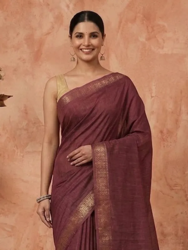 Rang_Sutra_Handdyed_Kota_Silk_Zari_Striped_Saree_Brwon