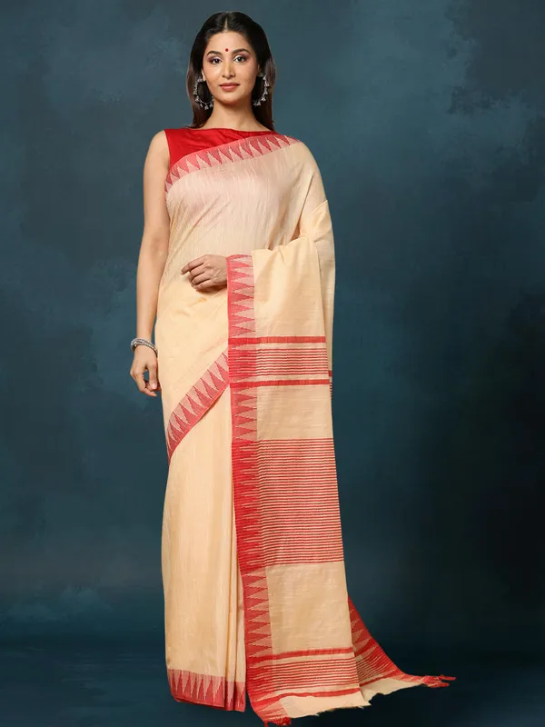 Sacred_Loom_Kota_Silk_Temple_Border_Saree_Beige