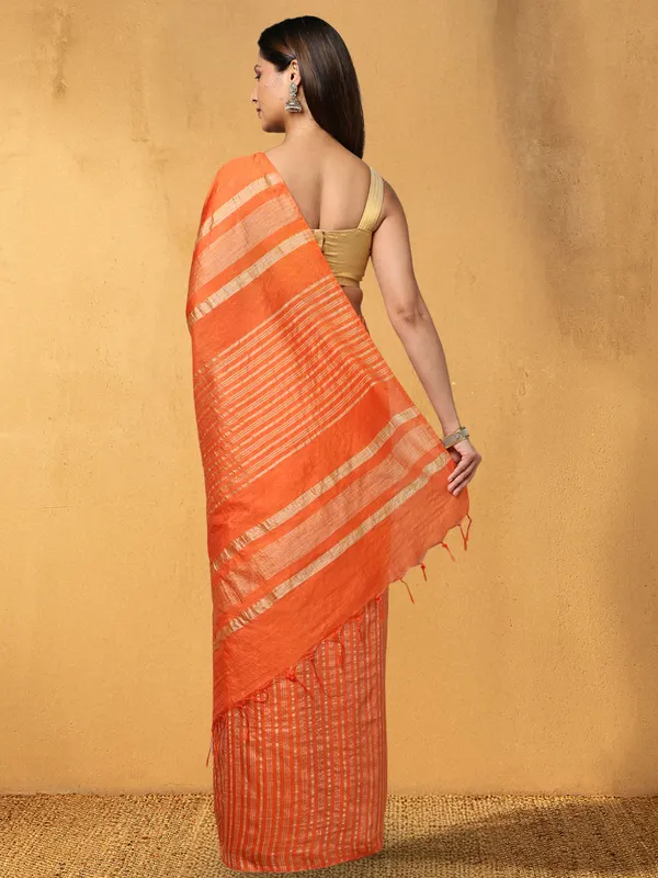 Sacred_Loom_Kota_Silk_Temple_Border_Saree_Orange
