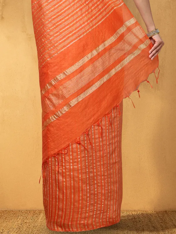 Sacred_Loom_Kota_Silk_Temple_Border_Saree_Orange