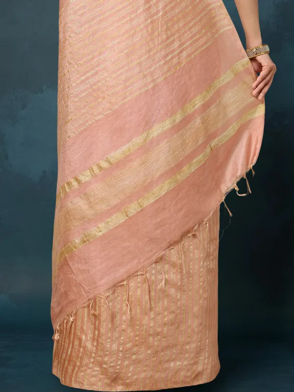Mridula_Kota_Silk_Plain_Saree_Peach