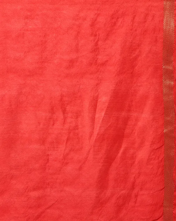 Mridula_Kota_Silk_Plain_Saree_Red