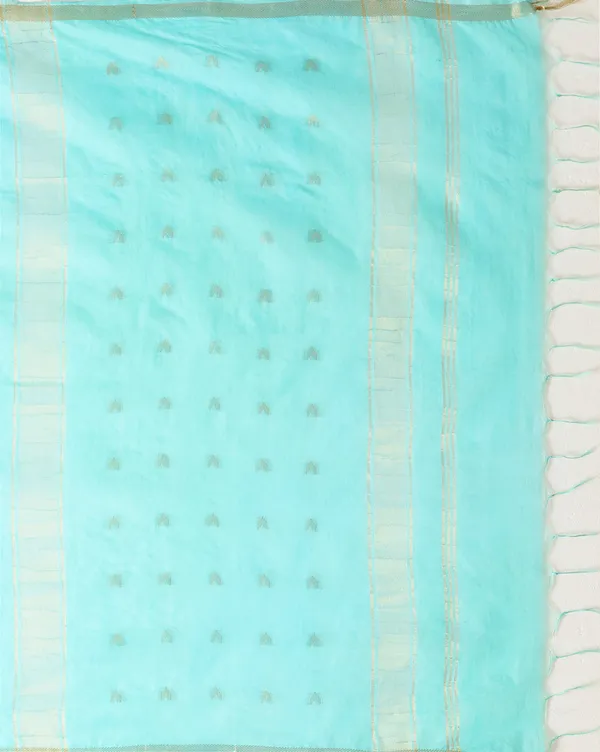 DyeLoom_Kota_Silk_Jacquard_Saree_Blue