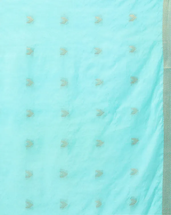 DyeLoom_Kota_Silk_Jacquard_Saree_Blue