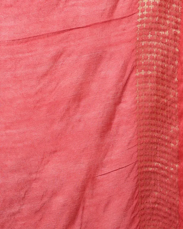 DyeLoom_Kota_Silk_Jacquard_Saree_Brown